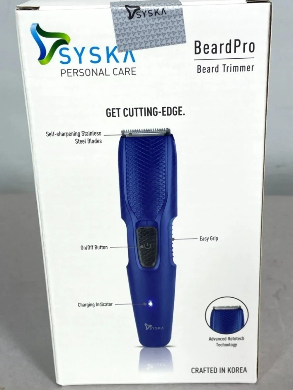 NIB Syska HT350U Beard Pro Trimmer Men's Hair Trimmer